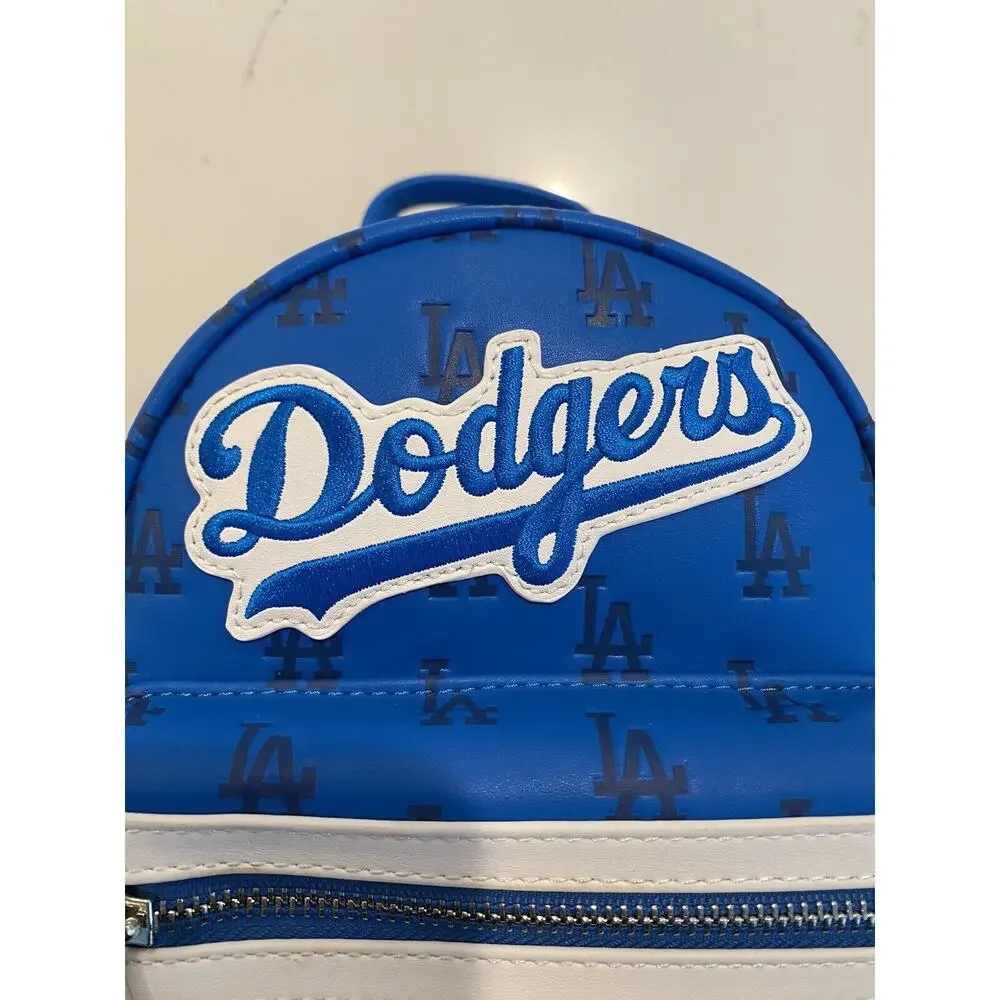 Loungefly MLB Los Angeles LA Dodgers Logo Mini Backpack Brand New With Tags NWT